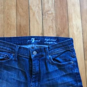 7 for all man kind high waisted jeans